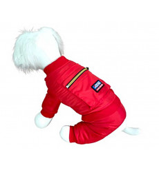 Комбинезон Для Собак Мелких Пород Pet Fashion (Пет Фешн) Wh009 L Подклад Флис Красный