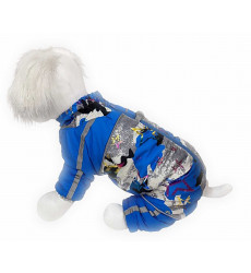 Комбинезон Для Собак Мелких Пород Pet Fashion (Пет Фешн) Star 16 Мальчик Мех Голубой