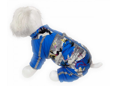 Комбинезон Для Собак Мелких Пород Pet Fashion (Пет Фешн) Star 16 Мальчик Мех Голубой 