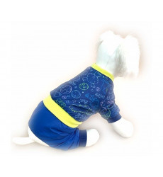 Комбинезон Для Собак Миниатюрных Пород Pet Fashio (Пет Фешн) Galaxy Ultra 10 Мех Синий