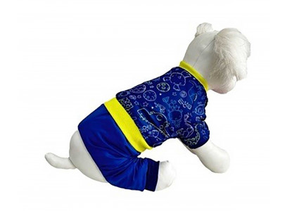 Комбинезон Для Собак Мелких Пород Pet Fashion (Пет Фешн) Galaxy Ultra 16 Мех Синий 
