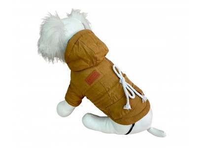 Парка Для Собак Миниатюрных Пород Pet Fashion (Пет Фешн) Wh002 S Подклад Флис Коричневый 