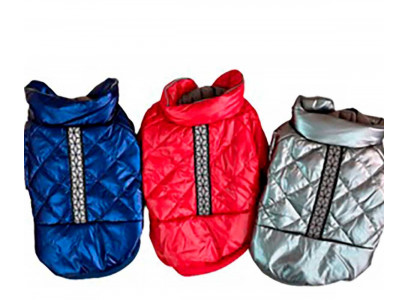 Куртка Pet Fashion (Пет Фешн) Для Собак Мелких Пород Wh003 3d L Подклад Флис Серый 