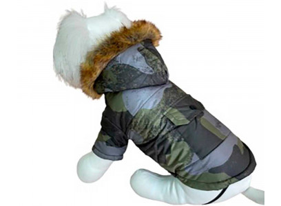 Куртка Для Собак Миниатюрных Пород Pet Fashion (Пет Фешн) Аляска-Н Wh004 S Подклад Флис Зеленый 