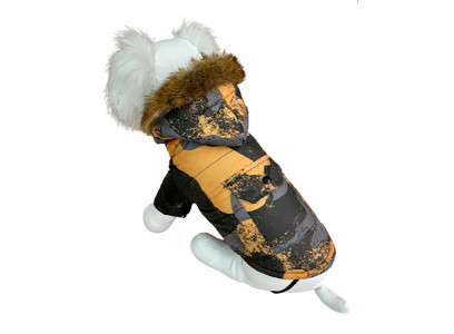 Куртка Для Собак Миниатюрных Пород Pet Fashion (Пет Фешн) Аляска-Н Wh004 S Подклад Флис Коричневый 