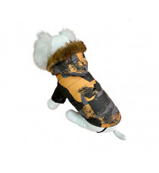 Куртка Для Собак Мелких Пород Pet Fashion (Пет Фешн) Аляска Wh004 Xxl Подклад Флис Коричневый