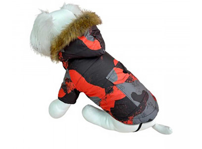 Куртка Для Собак Миниатюрных Пород Pet Fashion (Пет Фешн) Аляска-Н Wh004 M Подклад Флис Красный 