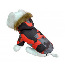 Куртка Для Собак Миниатюрных Пород Pet Fashion (Пет Фешн) Аляска-Н Wh004 S Подклад Флис Красный
