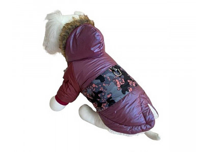 Парка Для Собак Миниатюрных Пород Pet Fashion (Пет Фешн) Arctic Nice Lux S Мех Слива Перламутр 