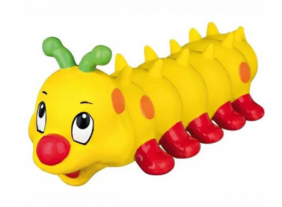 Игрушка Для Собак №1 Гусеница 26см Лс171 Желтая