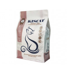 Наполнитель Kiscat (Кискэт) Premium White Полигелевый 7л New
