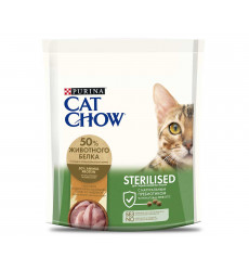 Сухой Корм Cat Chow (Кэт Чау) Для Стерилизованных Кошек Птица и Индейка Special Care Sterilized 400г (1*8)