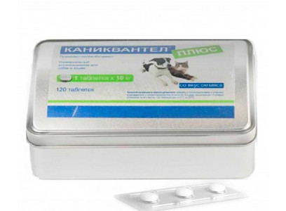 Каниквантел Плюс Глистогонное 3 Таблетки Блистер (120) 
