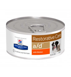 Hills (Хиллс) Prescription Diet a/d Restorative Care Лечебные Консервы Для Собак и Кошек в Период Выздоровления и Восстановления Курица 156г