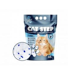 Наполнитель Cat Step (Кэт Степ) 3,8л Crystal Blue Силикагель 20363007