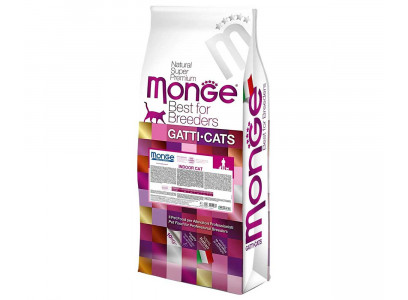 Сухой Корм Monge (Монж) Для Домашних Кошек Курица Pfb Cat Daily Line Indoor Chicken 10кг 