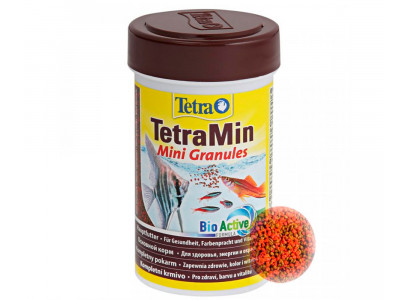 Корм Для Рыб Tetra (Тетра) Min Mini Granules Мелкие Гранулы 100мл 199057 