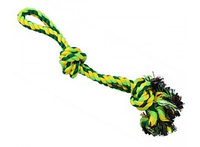 Игрушка Для Собак №1 Грейфер Веревка Плетеная 2-Узла Ручка 40см Гр341