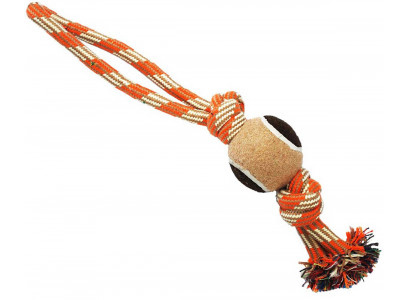 Игрушка Для Собак №1 Грейфер Веревка Два Узла Мяч 38см Гр1011
