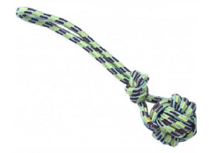 Игрушка Для Собак №1 Грейфер Веревка Плетеная Мяч Ручка 40см Гр108