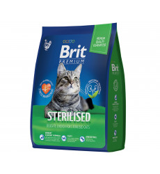 Сухой Корм Brit (Брит) Для Стерилизованных Кошек Курица Premium Cat Sterilized Chicken 400г 5048991