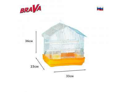 Клетка Brava (Брава) Для Птиц В100 33*23*36см Вв-А2-903 /10/ 