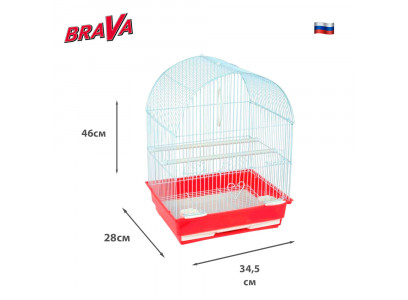Клетка Brava (Брава) Для Птиц А400 34,5*28*46см Вв-А2-905 /10/ 
