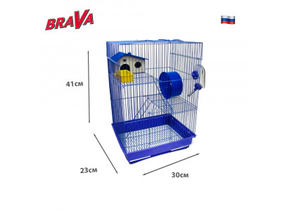 Клетка Brava (Брава) Для Грызунов 125 30*23*41см Вв-А2-932 /6/ 