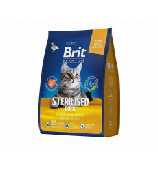 Сухой Корм Brit (Брит) Для Стерилизованных Кошек Утка и Курица Premium Cat Duck & Chicken 400г 5049318
