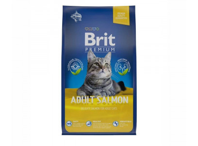 Сухой Корм Brit (Брит) Для Кошек Лосось Premium Cat Adult Salmon 800г 5049608 