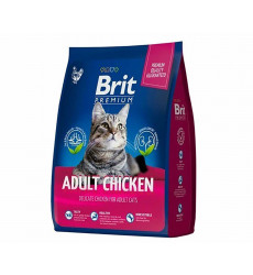 Сухой Корм Brit (Брит) Для Кошек Курица Premium Cat Adult Chicken 2кг 5049646