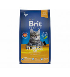 Сухой Корм Brit (Брит) Для Стерилизованных Кошек Утка и Курица Premium Cat Duck & Chicken 800г 5049813