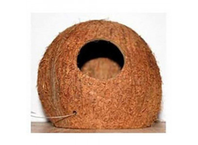 Домик Из Кокосового Ореха 1/1 С Отверстием 25-30мм