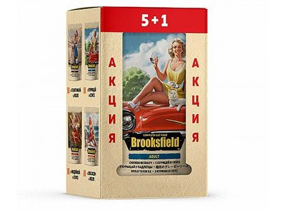 Влажный Корм Brooksfield (Бруксфилд) Для Кошек Курица в Соусе Adult Cat Chicken 85г Акция 5+1 5657016 