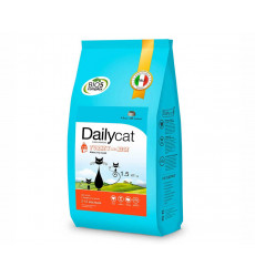 Сухой Корм Dailycat (Дэйликэт) Для Котят Индейка и Рис Kitten Turkey & Rice 1,5кг (1*8)
