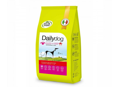 Сухой Корм Dailydog (Дэйлидог) Для Собак Мелких Пород Ягненок и Говядина Adult Small Breed 3кг (1*4) 