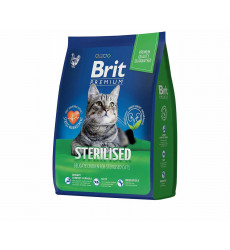 Сухой Корм Brit (Брит) Для Стерилизованных Кошек Курица Premium Cat Sterilized Chicken 800г 5049578