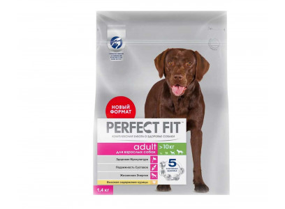Сухой Корм Perfect Fit (Перфект Фит) Для Собак Средних и Крупных Пород Курица 1,4кг (1*5) 