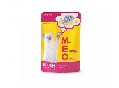 Влажный Корм Meo (Мио) Для Котят Тунец Желе 80г 1432