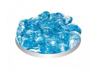 Грунт Для Аквариума Triton (Тритон) Стеклянный Плоский Кошачий Глаз Лазурный №123 170г