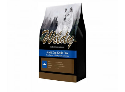 Сухой Корм Wildy (Вайлди) Сухой Для Собак Беззерновой Белая Рыба Adult Dog Grain Free 15кг 1296 