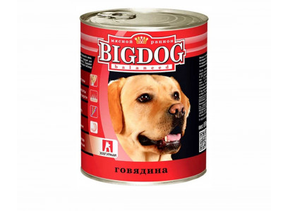 Консервы Zoogurman Зоогурман Для Собак Средних и Крупных Пород Говядина Big Dog 850г 0249 