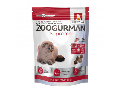 Сухой Корм Zoogurman (Зоогурман) Для Кошек Телятина Supreme 350г 4711 