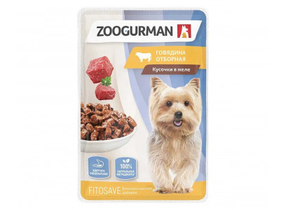 Влажный Корм Zoogurman (Зоогурман) Для Собак Говядина Отборная 85г 1129 