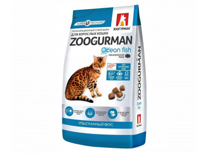 Сухой Корм Zoogurman (Зоогурман) Для Кошек Океаническая Рыба 1,5кг 5893 