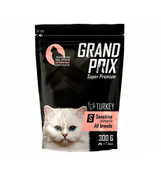 Сухой Корм Grand Prix (Гранд Прикс) Для Кошек с Чувствительным Пищеварением Индейка Sensitive 300г 1404