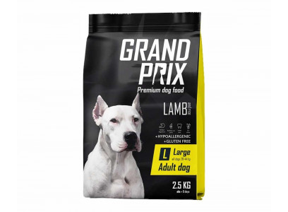 Сухой Корм Grand Prix (Гранд Прикс) Для Собак Крупных Пород Ягненок Adult Large 2,5кг (1*4) 0391 
