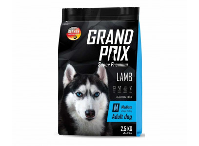 Сухой Корм Grand Prix (Гранд Прикс) Для Собак Средних Пород Ягненок Adult Medium 2,5кг (1*4) 0377 