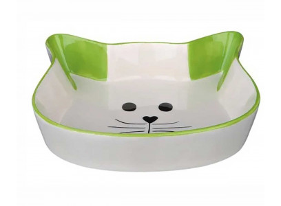 Миска Trixie (Трикси) Керамическая Cat Face 0,25л 12см 24494