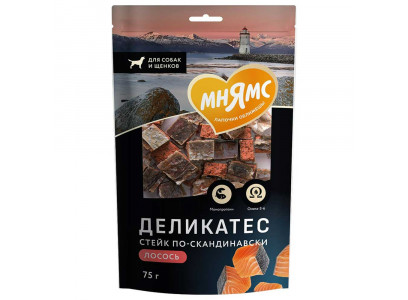 Лакомство Мнямс Стейк По-Скандинавски Для Собак 75г 